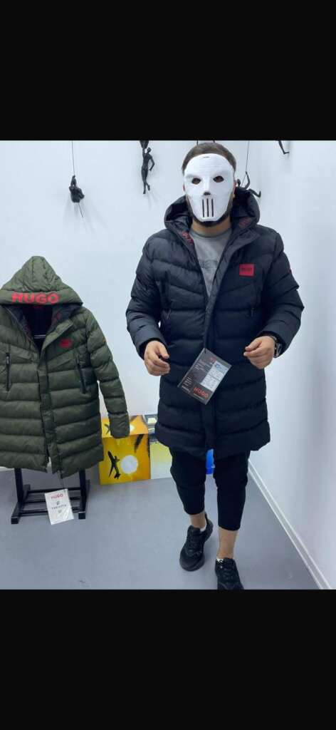 Мъжко зимно яке Hugo черно