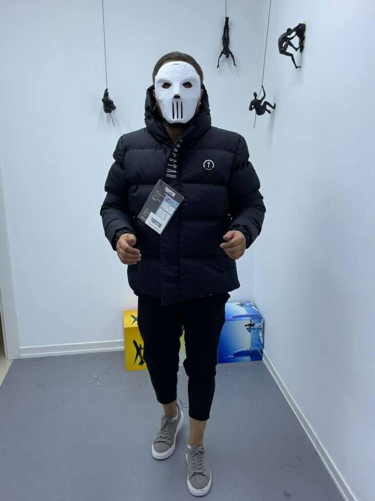 Мъжко зимно яке Trapstar черно