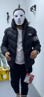 Мъжко зимно яке North Face черно