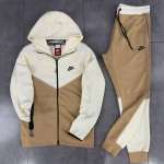 Nike Tech Fleece Мъже brоwn with white