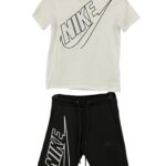 Nike детски екип бяло с черно