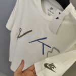 Мъжка Бяла тениска с цветно лого Nike