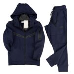 Nike Tech Fleece Тъмно син детски екип-1