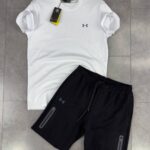 Under armour бял къс мъжки екип