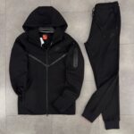 Nike Tech fleece черен мъжки екип