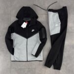 Nike Tech fleece черно и сиво мъжки екип