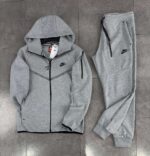 Nike tech fleece сив New-1